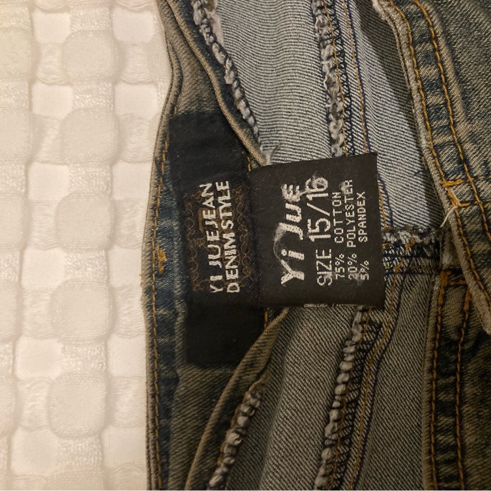 y2k patchwork jeans - image 5